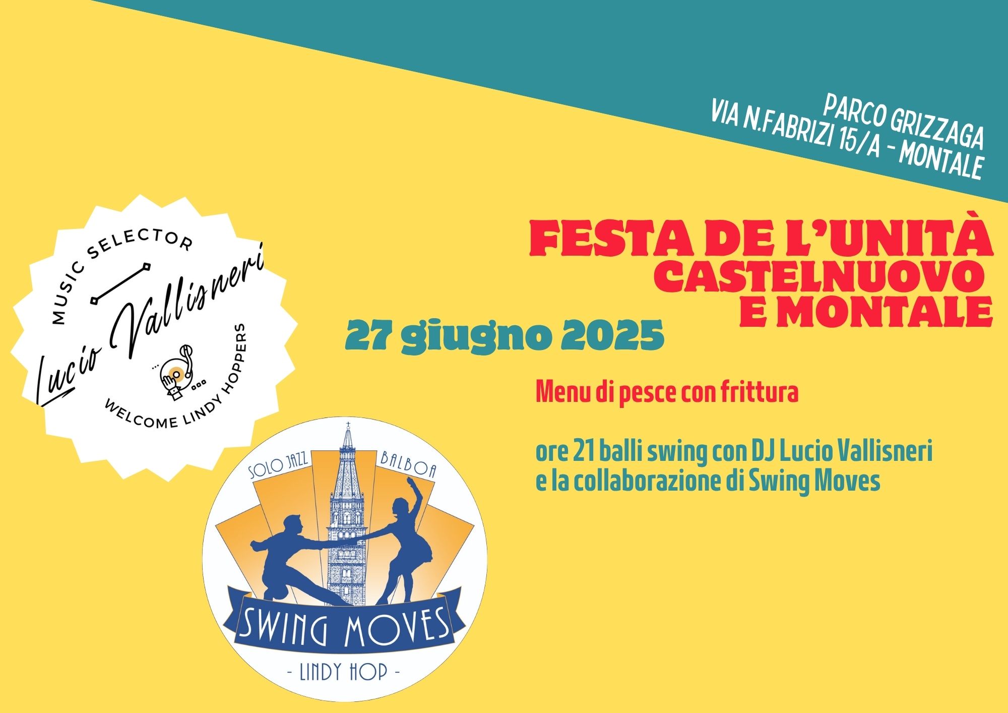 Serata anni 20-30 con Lucio Vallisneri e Swing Moves