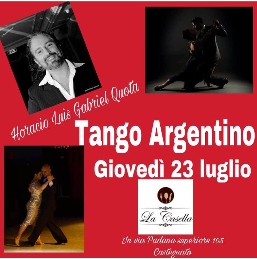 Giovedì 23 Luglio Tango a La Casella di Castegnato