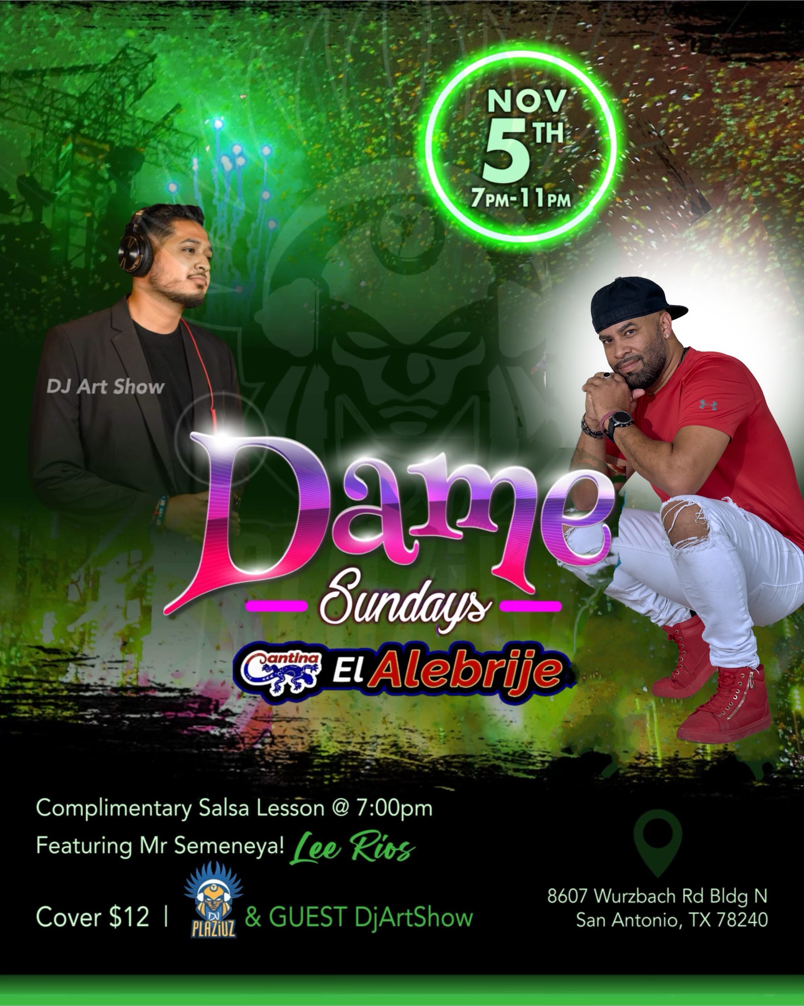 DAME Sundays - Latin Evening