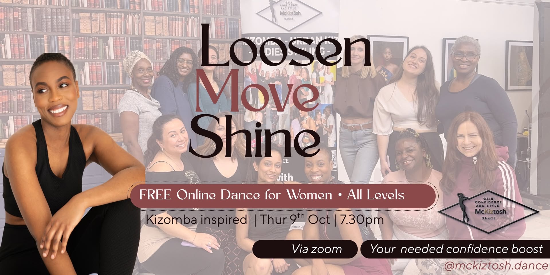 Feel Confident & Free in Your Body FREE Women's Dance & Confidence Class