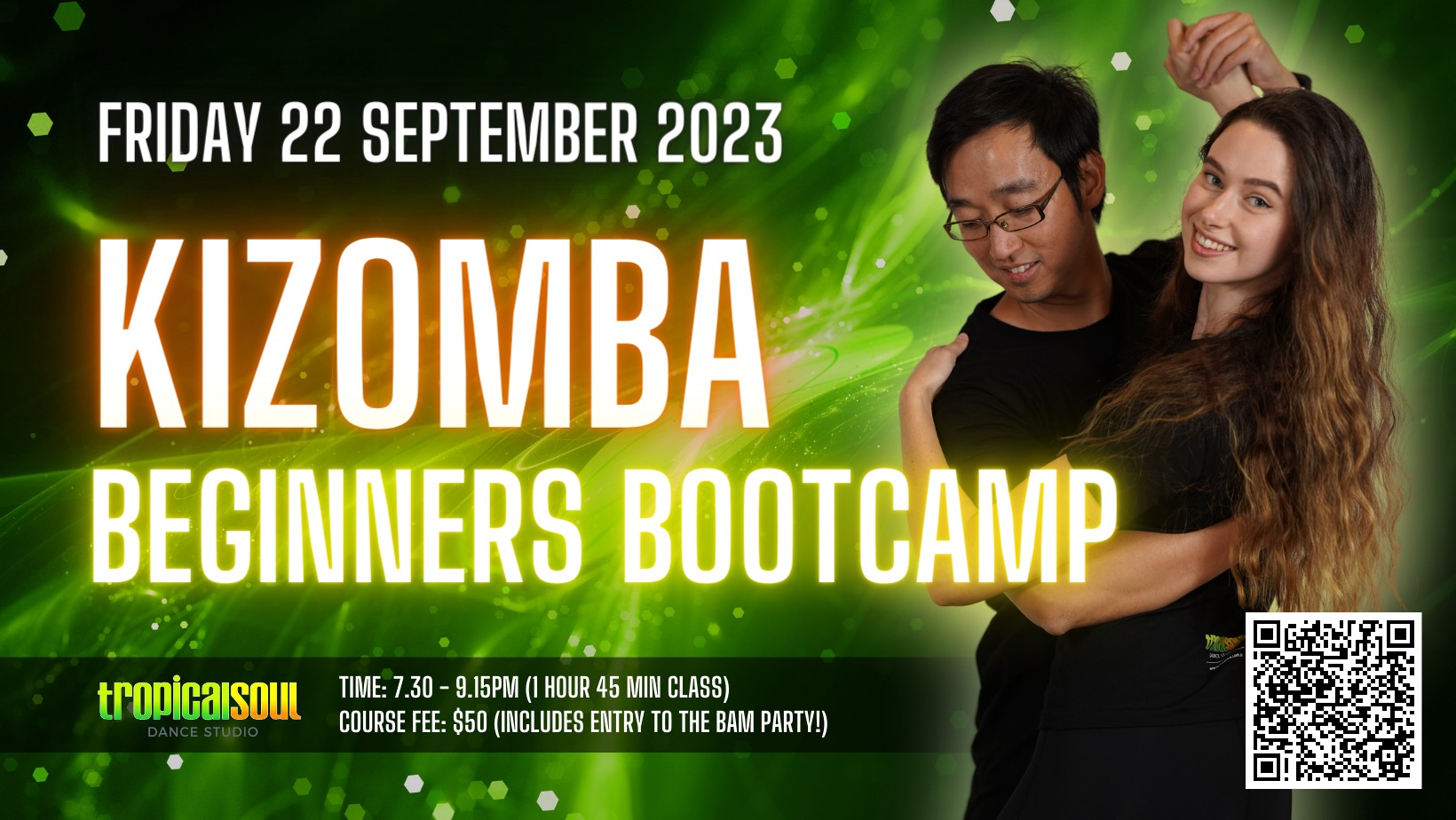 KIZOMBA Beginners Bootcamp - FRIDAY 22 SEPTEMBER