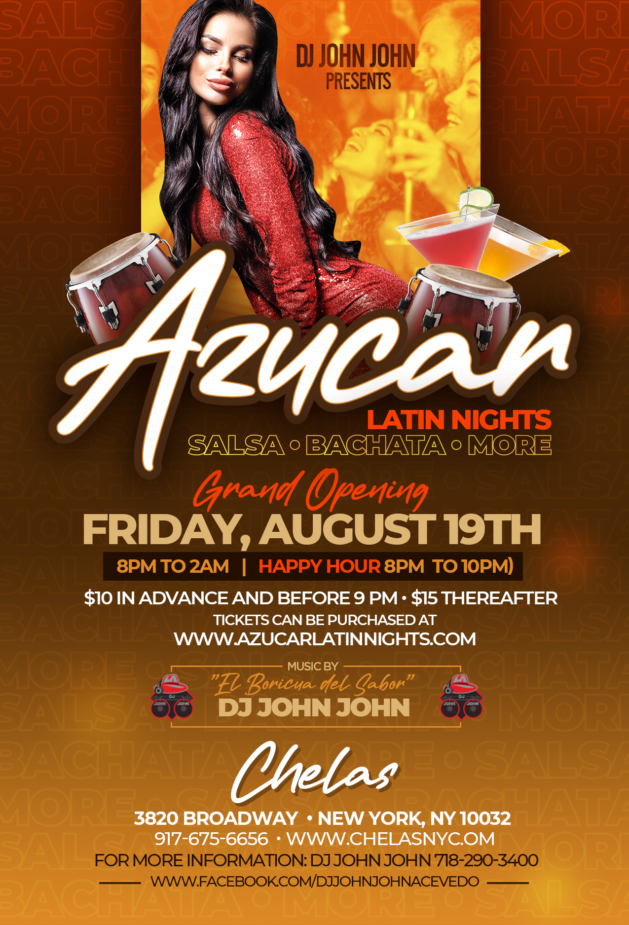 AZUCAR Latin Nights at Chelas - Grand Opening
