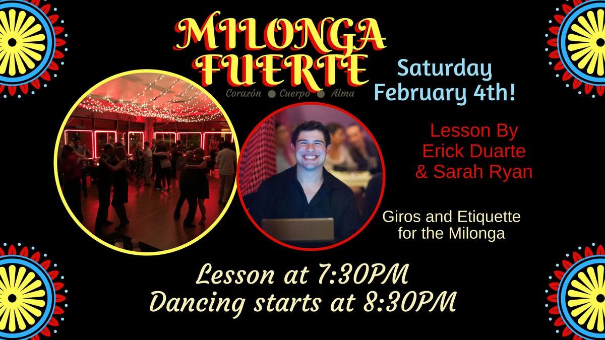 Milonga Fuerte Sat. 2 4