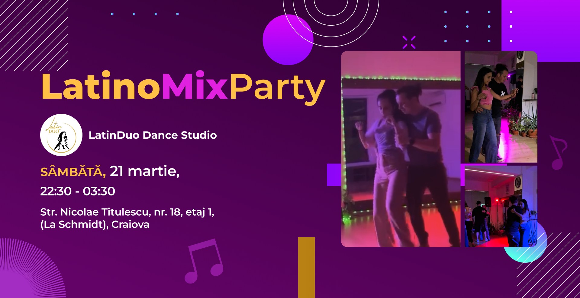 💃🕺 Latino Mix Party de sâmbătă seara