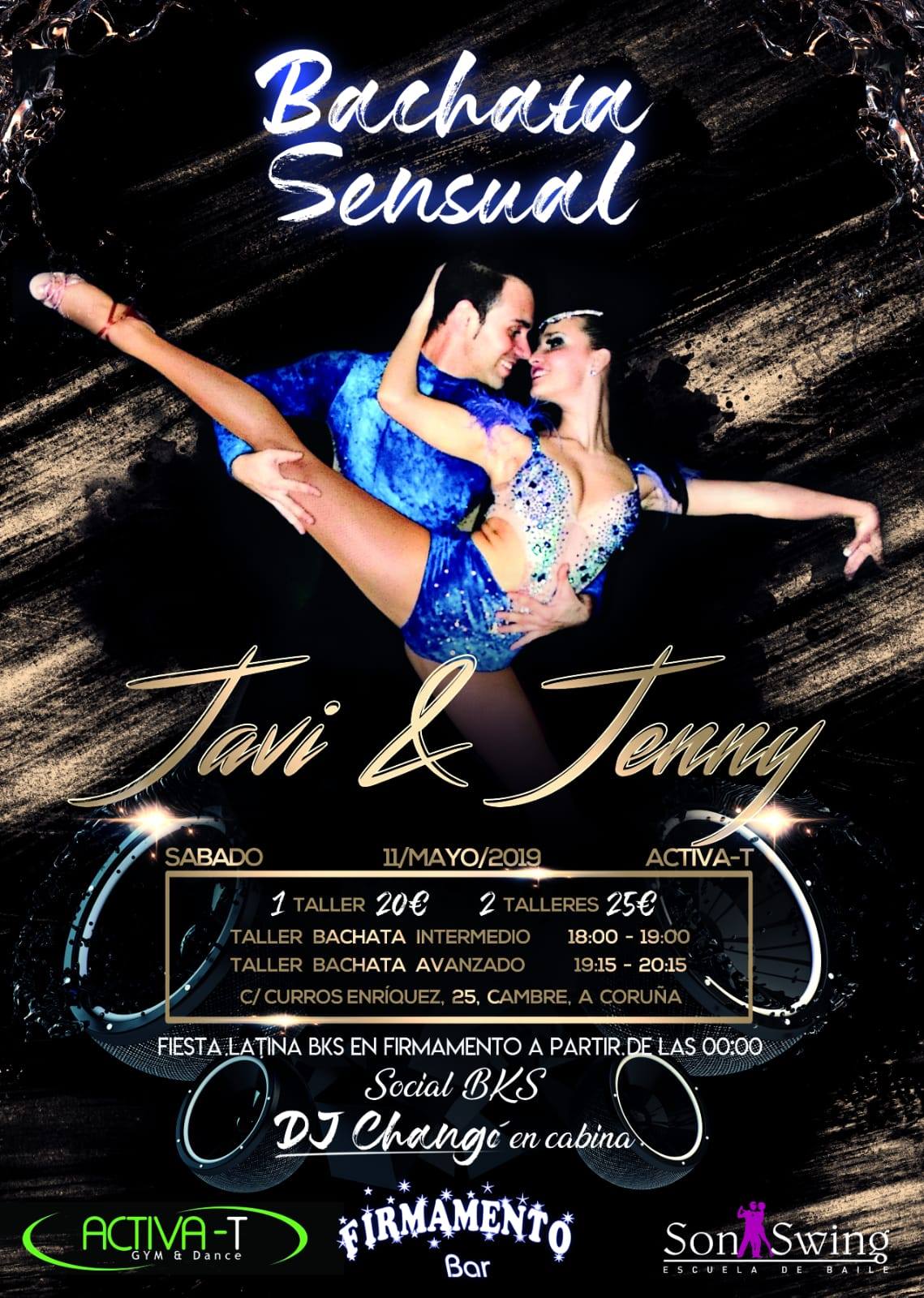 Taller de Bachata con Javi y Jenny #ActivaT & Son Swing