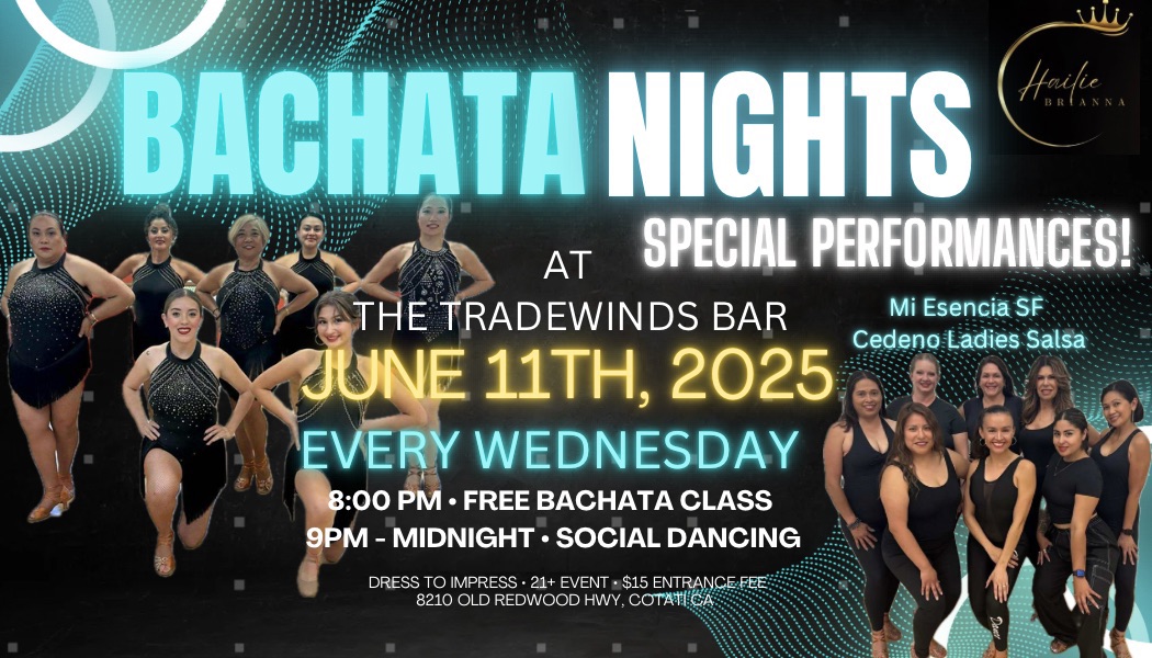 BACHATA NIGHT @ TRADEWINDS BAR!