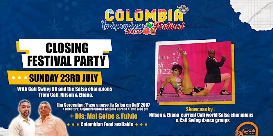Closing Festival Party with Salsa World Champions Nilson & Eliana