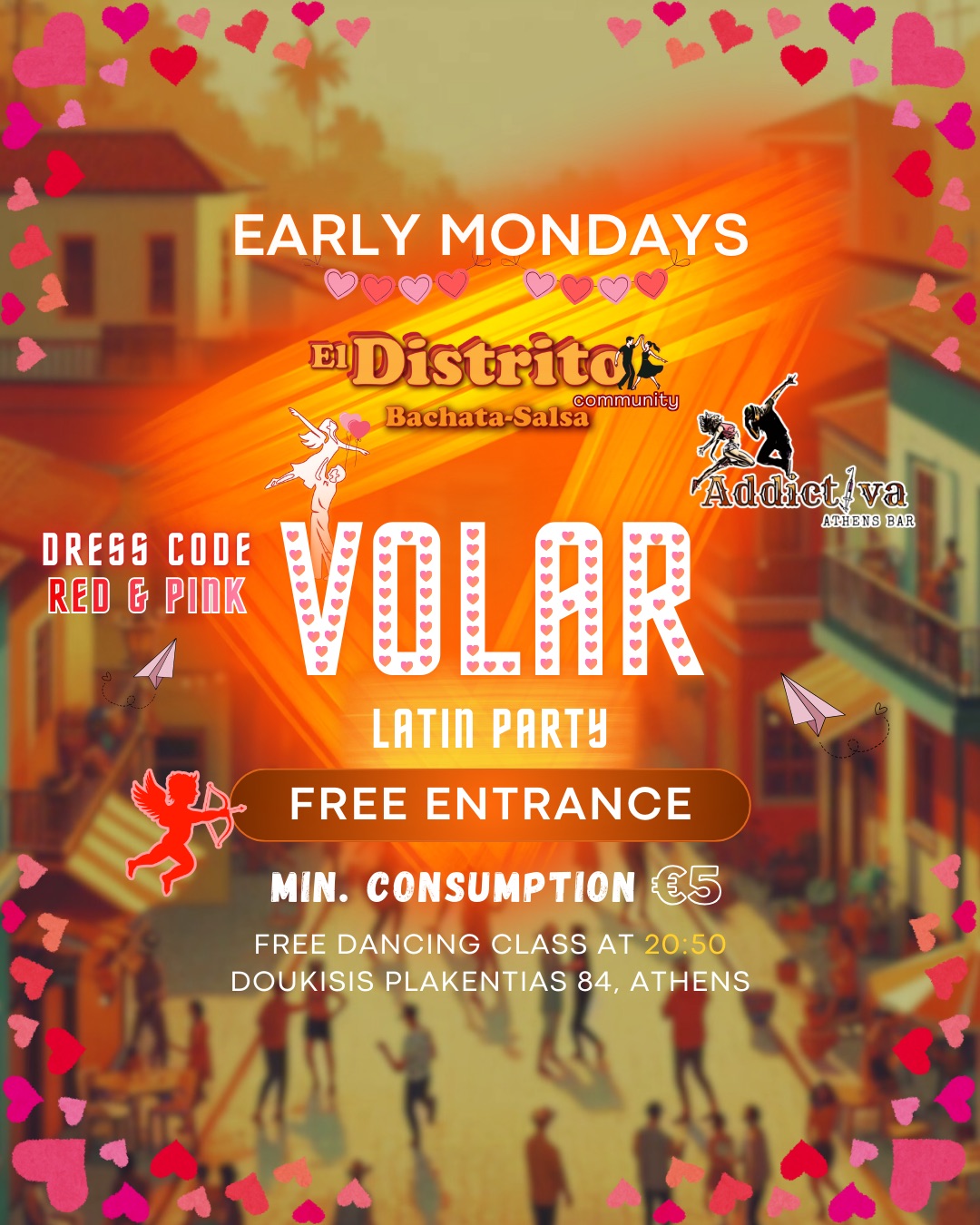 VOLAR Latin Party - Valentine's Edition Free Entrance