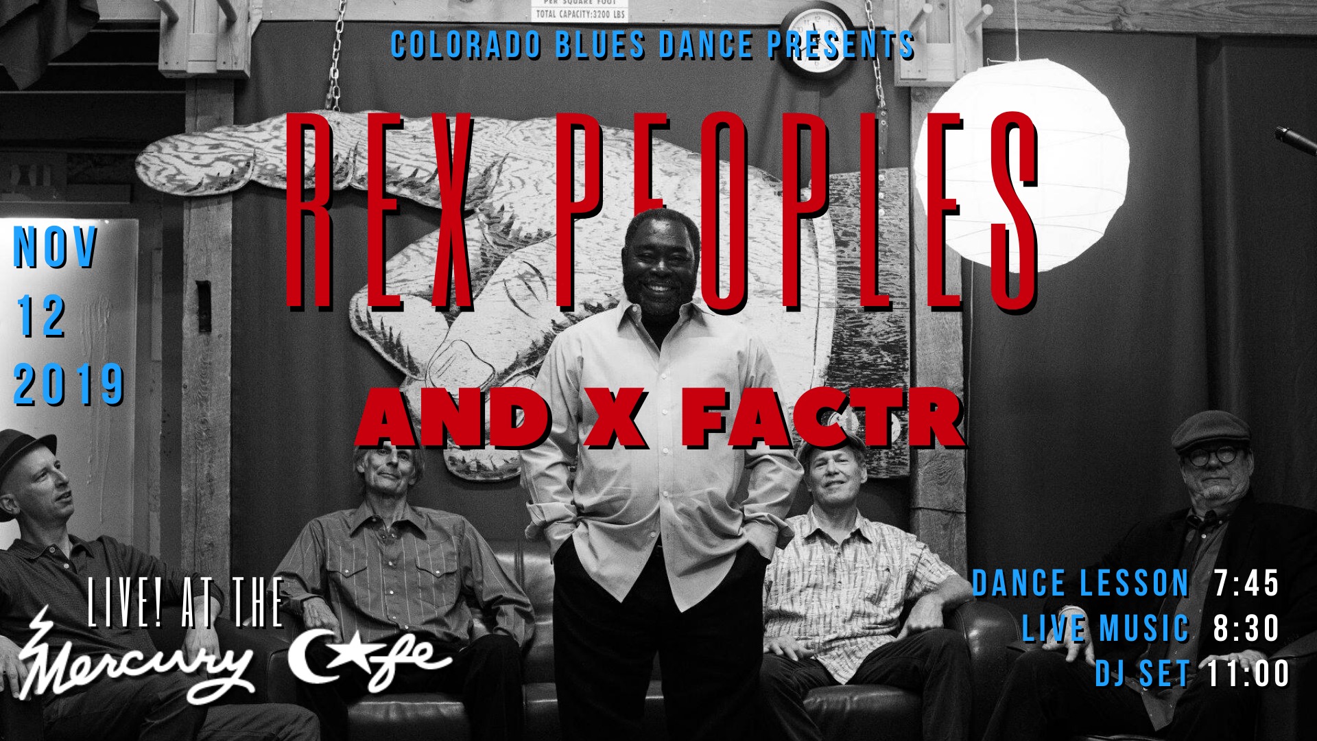 Tuesday Night Blues: Rex Peoples & X Factr!