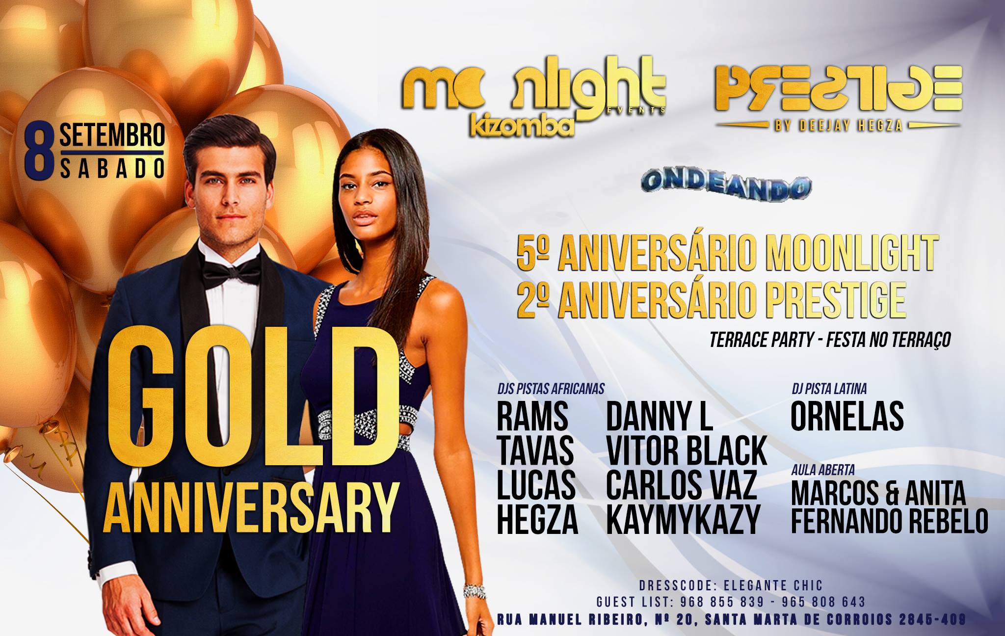 MOONLIGHT & PRESTIGE • GOLD ANNIVERSARY • ONDEANDO