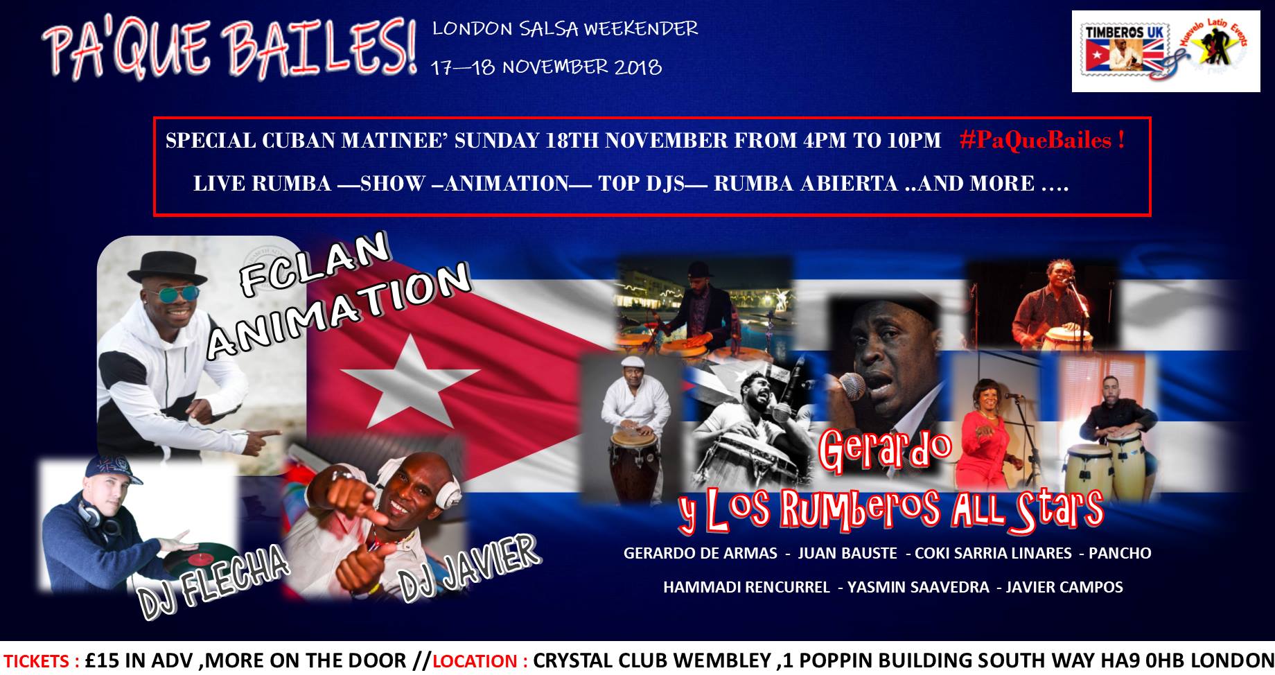 Pa' Que Bailes ! CUBAN Matinee'