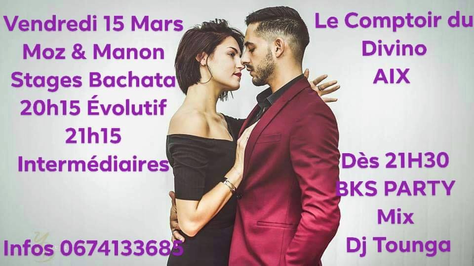Stages Bachata & Soirée BKS Moz Manon dJ Tounga