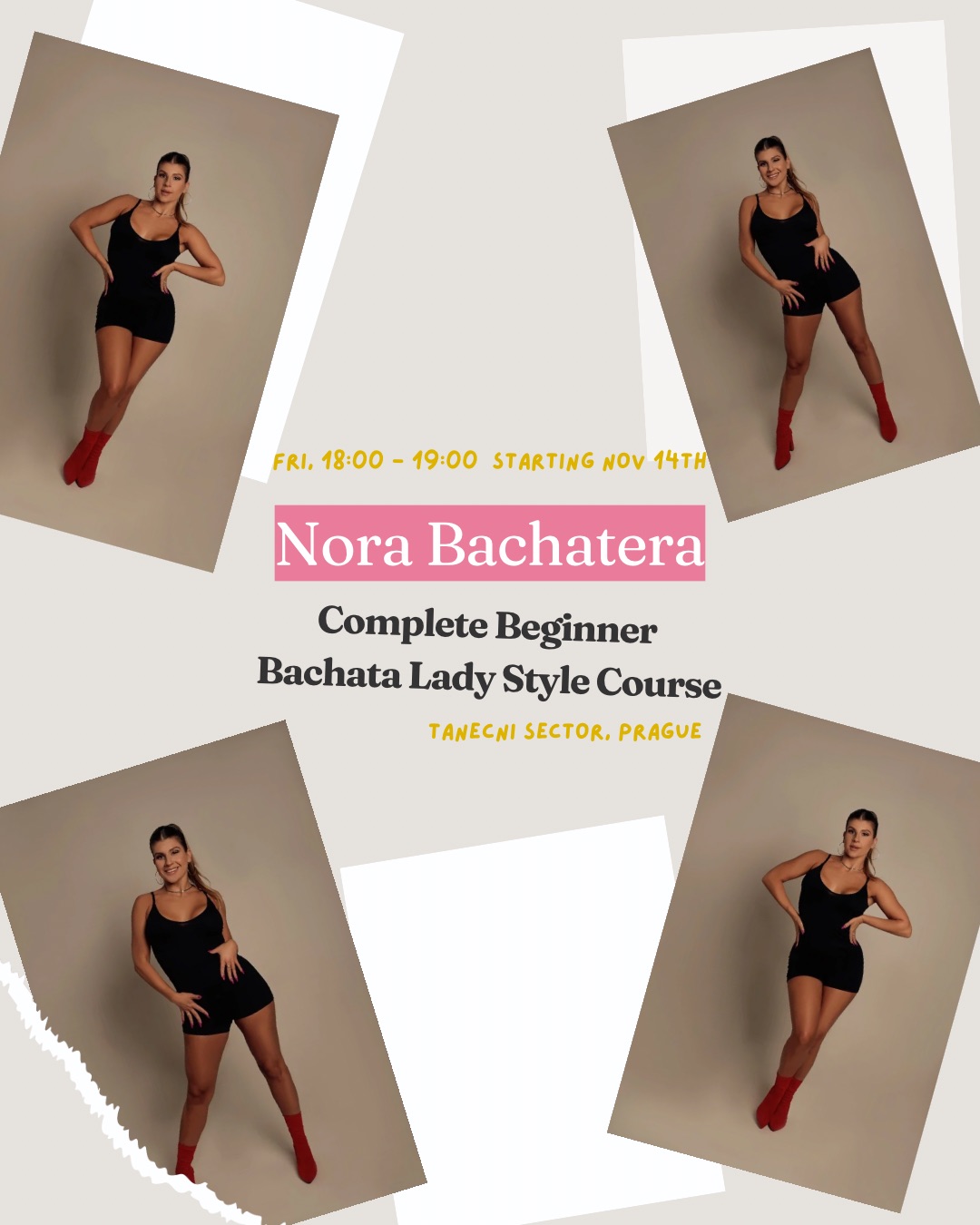 FRIDAY COMPLETE BEGINNER 👑 Bachata Lady Styling Prague