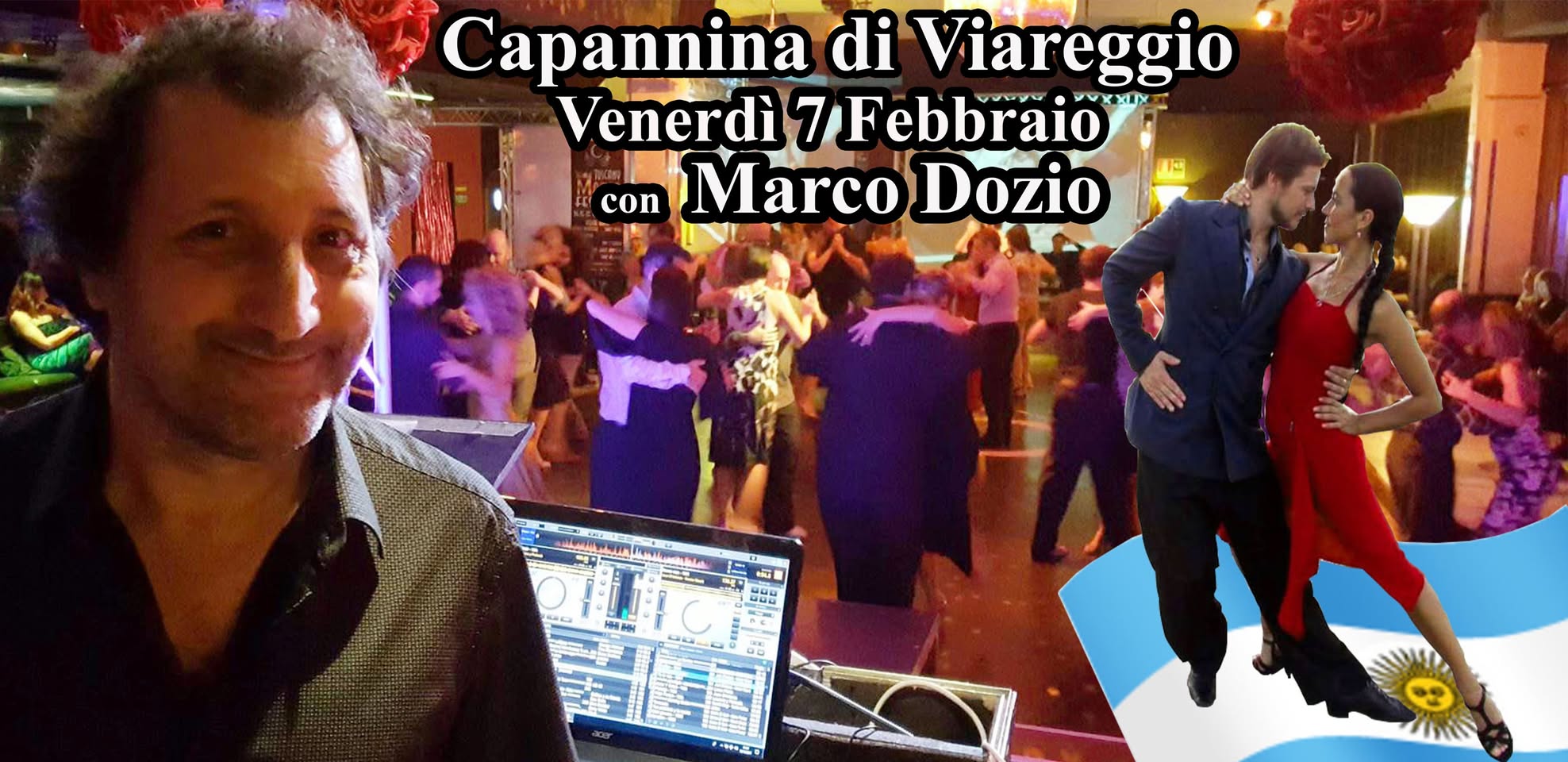 Ven 7 Feb milonga alla Capannina di Viareggio con Marco Dozio