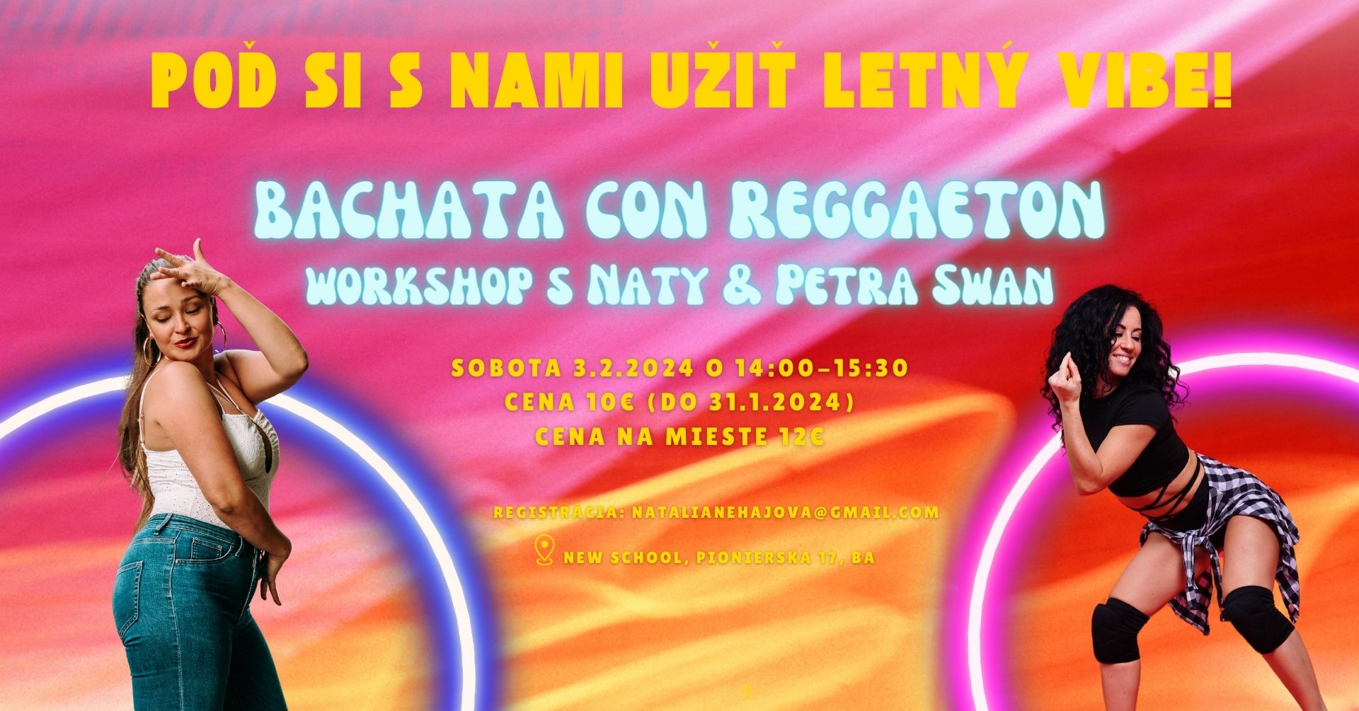 Bachata con Reggaeton Workshop s Naty & Petra Swan