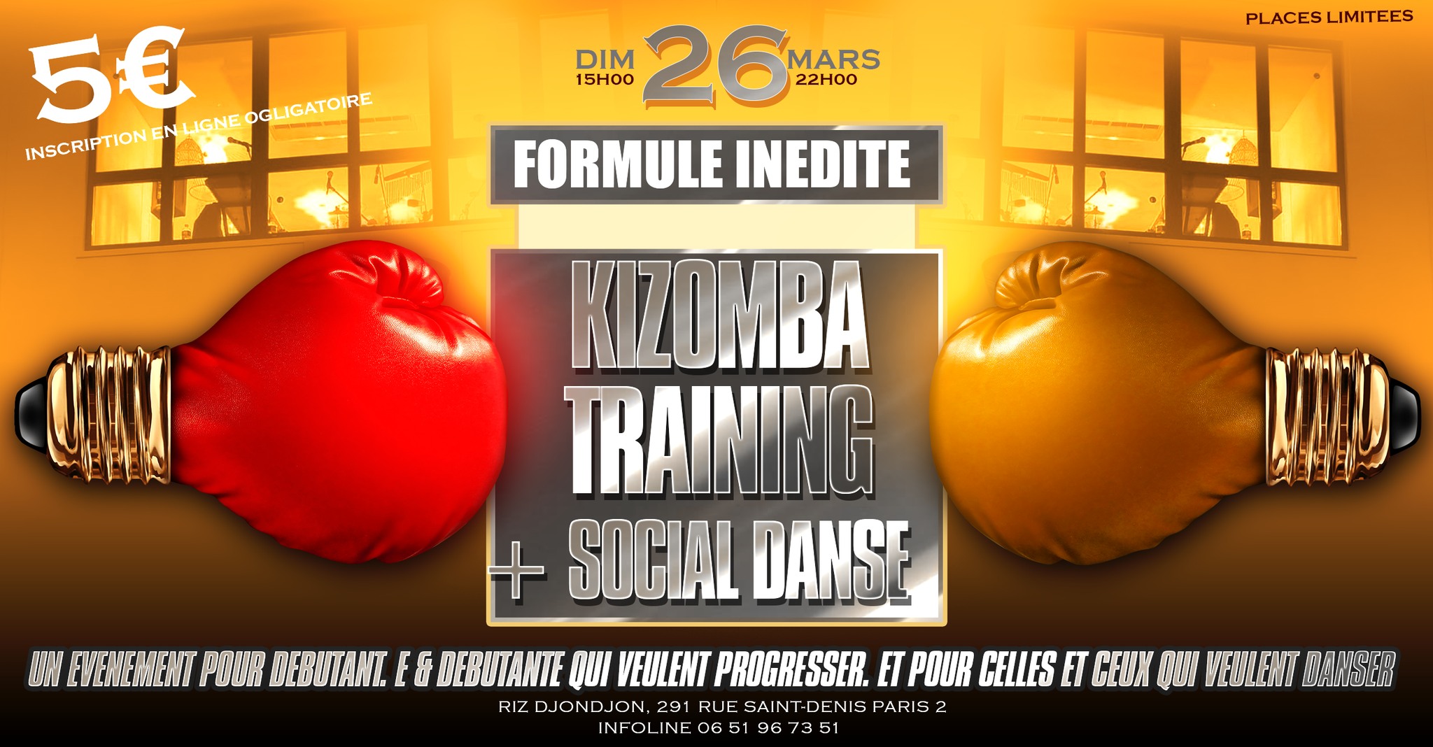 Kizomba training + sociale à Paris