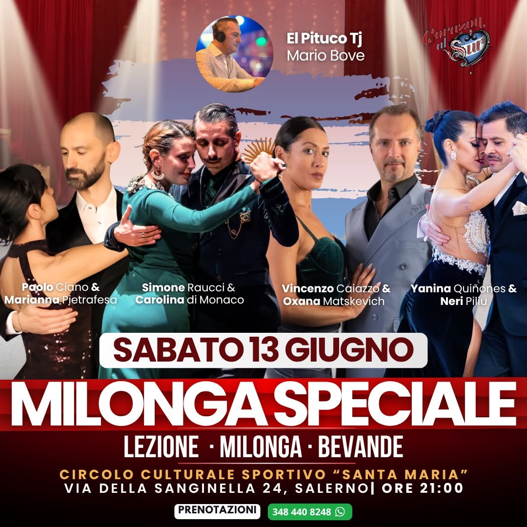 Milonga Argentina a Salerno