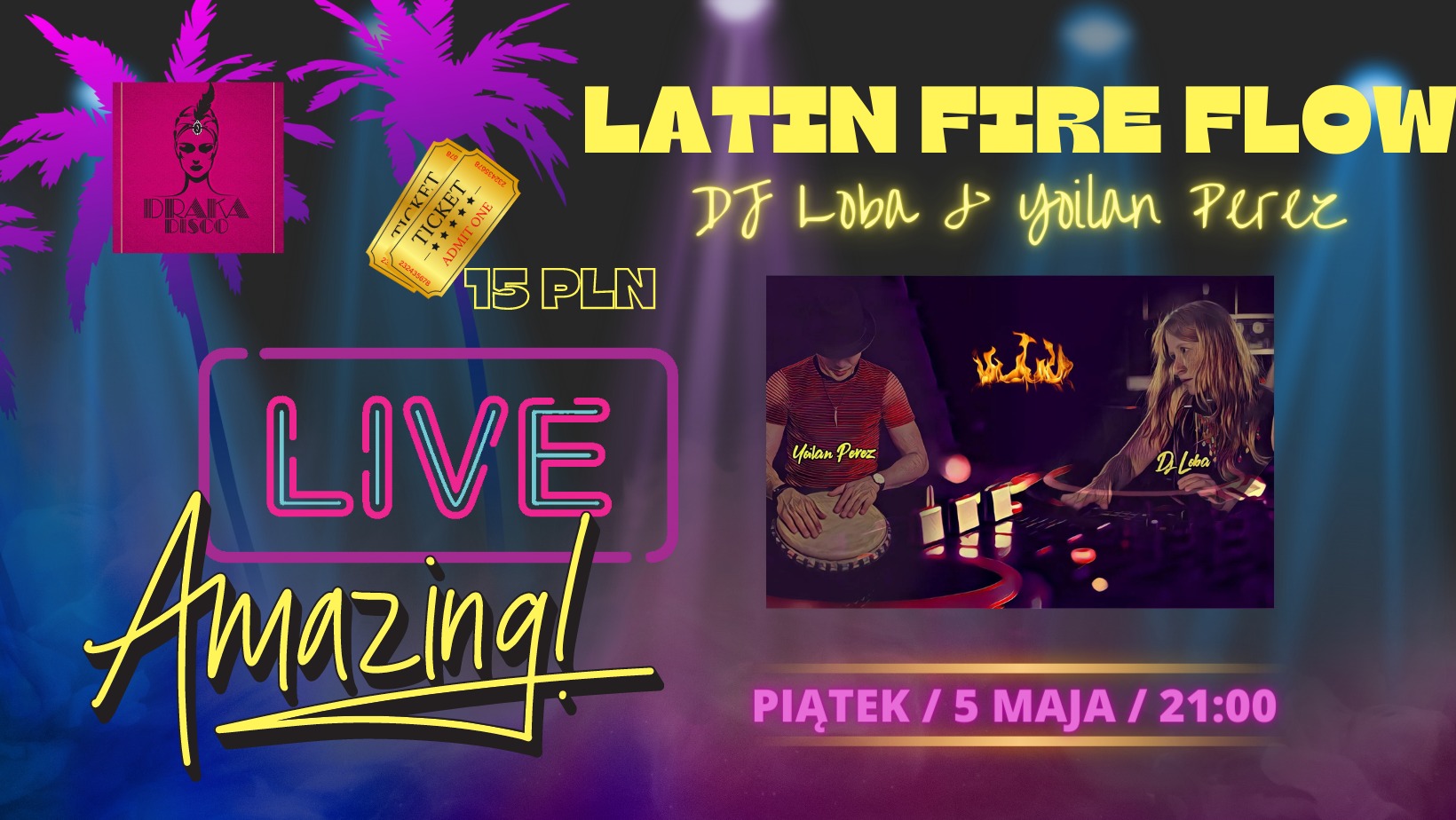 LATIN FIRE FLOW DJ LOBA & YOILAN PEREZ HARRIETTE