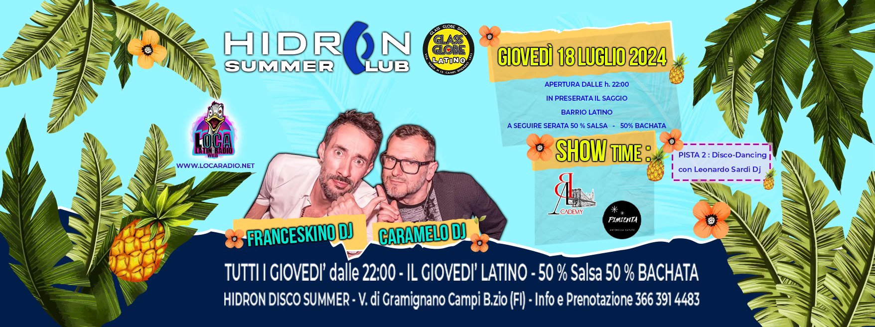 HIDRON LATINO Il Giovedì 2024 - 11Luglio '24