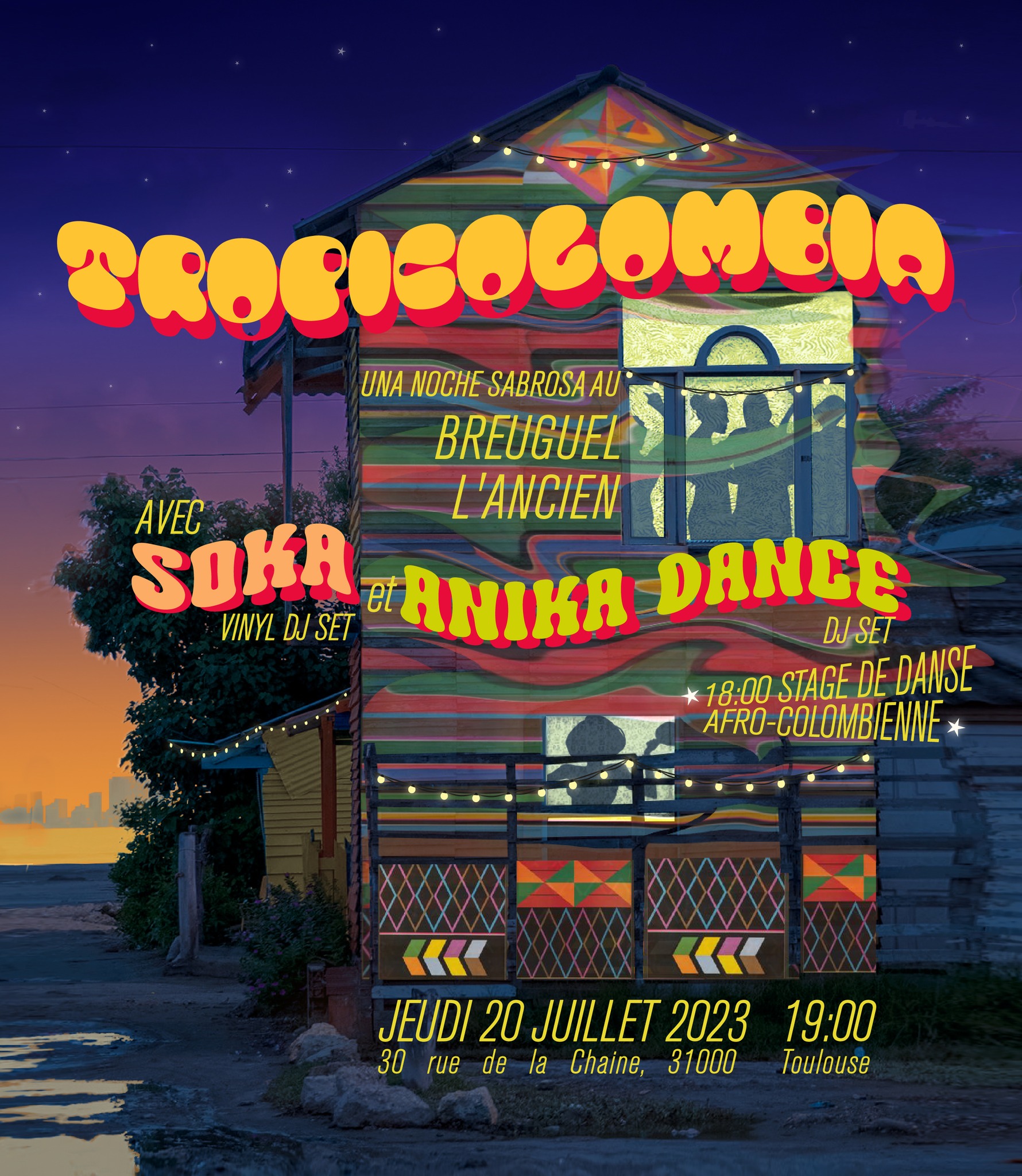 TROPICOLOMBIA - Jeudi 20 juillet 18h - Breughel L'ancien