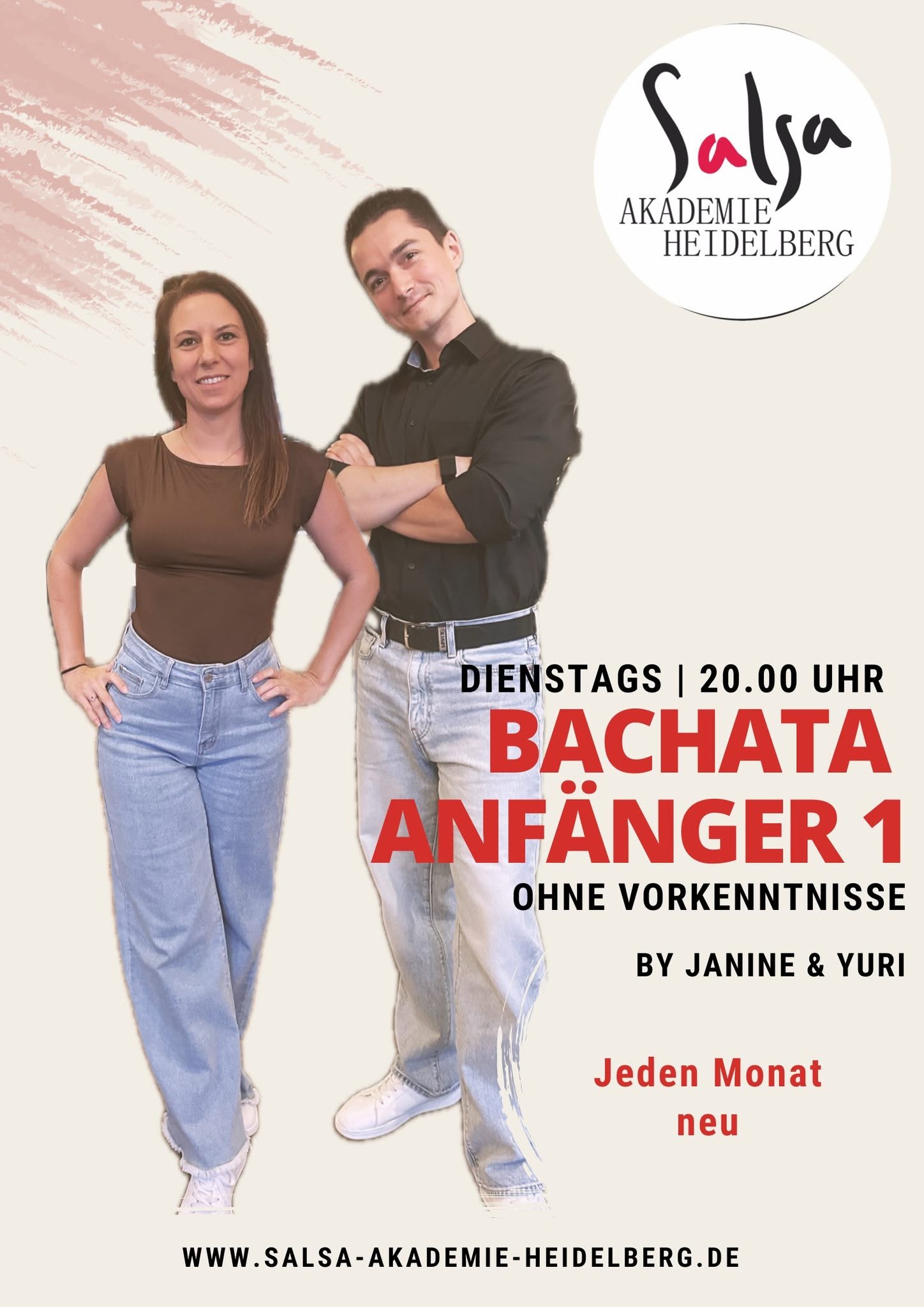 BACHATA ANFÄNGERKURS - OHNE VORKENNTNISSE