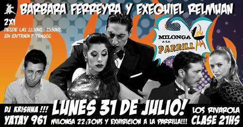 31 07 B. Barbara Ferreyra & Exequiel Relmuan. Clase Los Rivarola