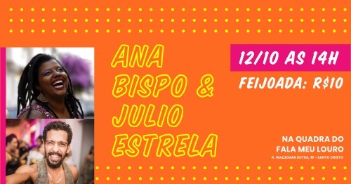 Ana Bispo e Julio Estrela no Fala Meu Louro