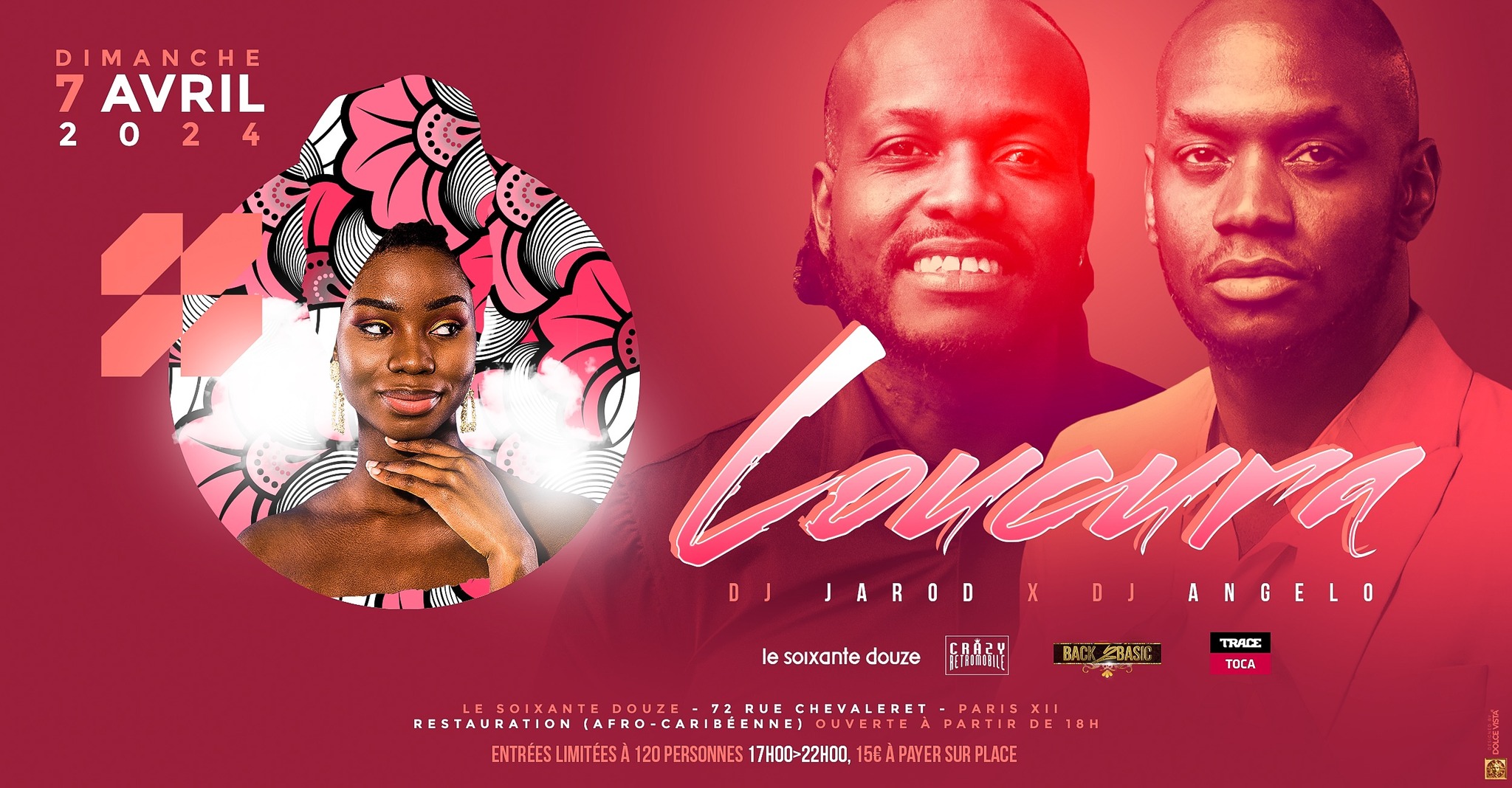 Loucura, La Sociale Kizomba Dimanche 7 AVRIL 2024 (120 Pers Max)