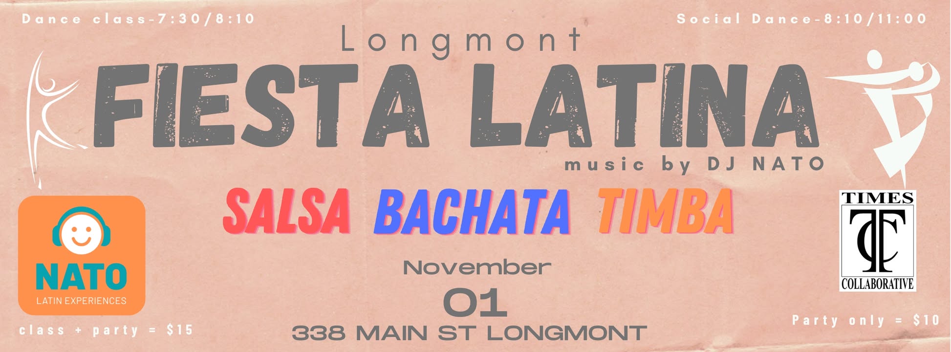 FIESTA LATINA LONGMONT - FIRST AND THIRD FRIDAY OF THE MONTH