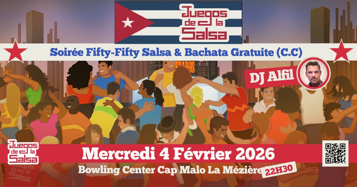 Juegos : Soirée Fifty-Fifty Salsa & Bachata au Bowling Center Cap Malo