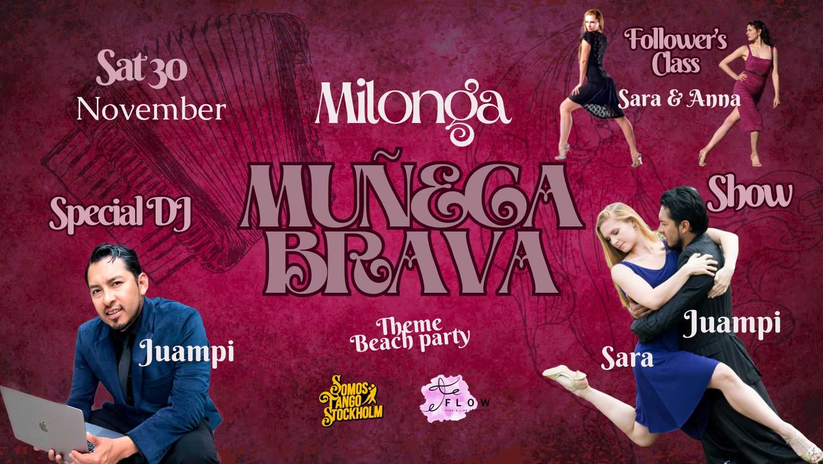 Muñeca Brava Season Finale with special guests Sara & Juampi Show and DJ