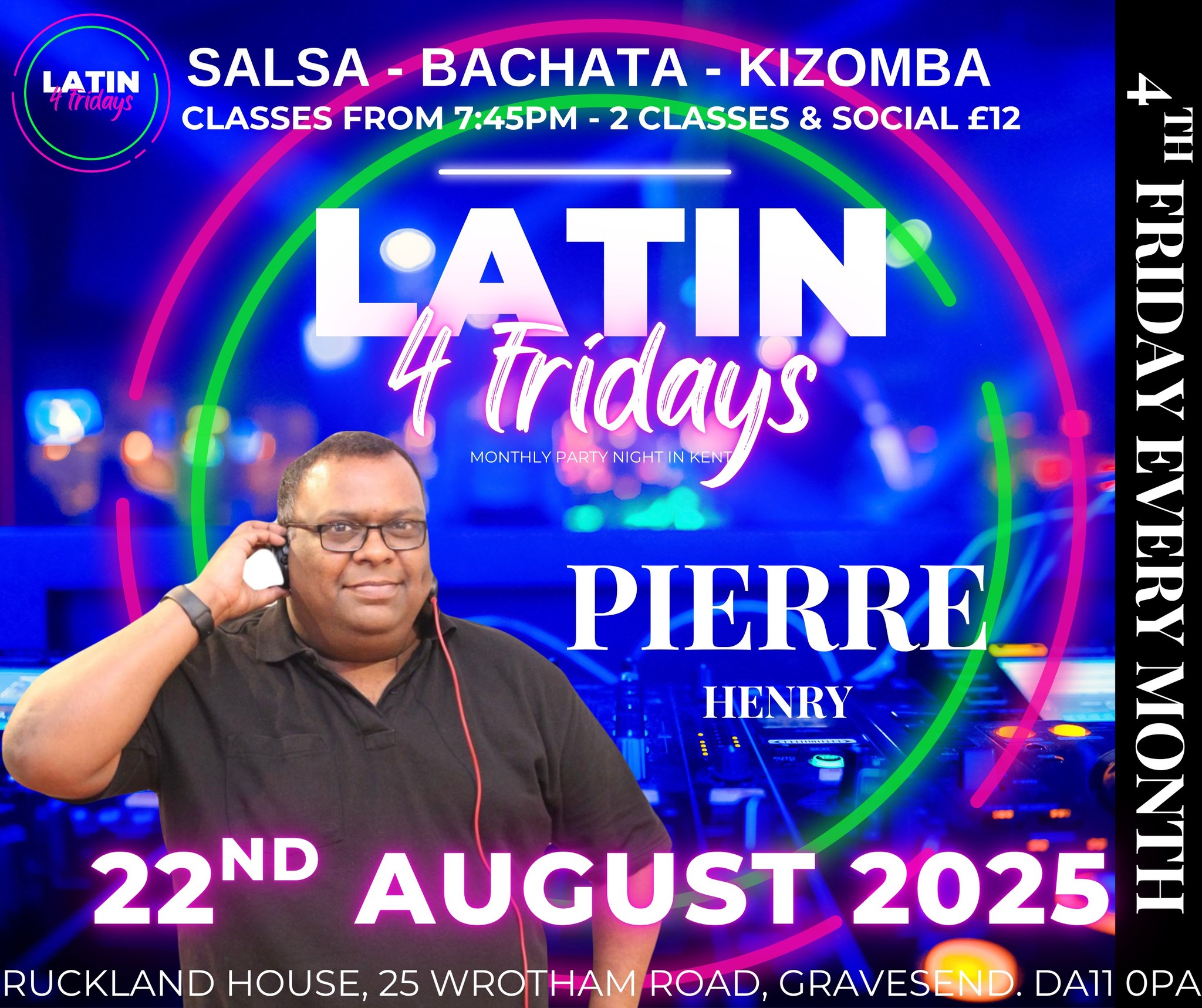🎉LATIN4Fridays AUGUST party night🎉
