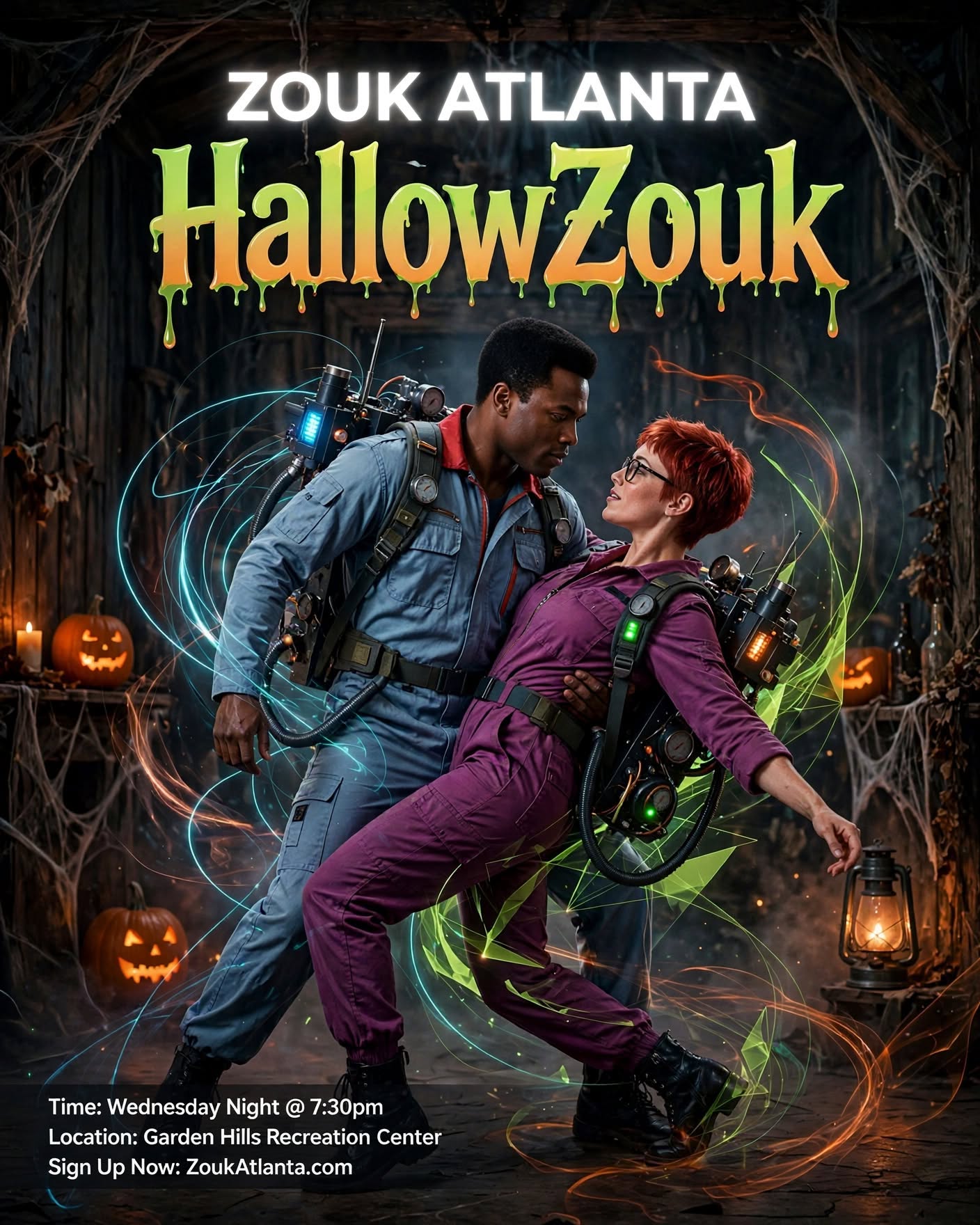 HallowZouk 🎃 Halloween Dance at Zouk Atlanta! Buckhead Brazilian Zouk Classes & Party!