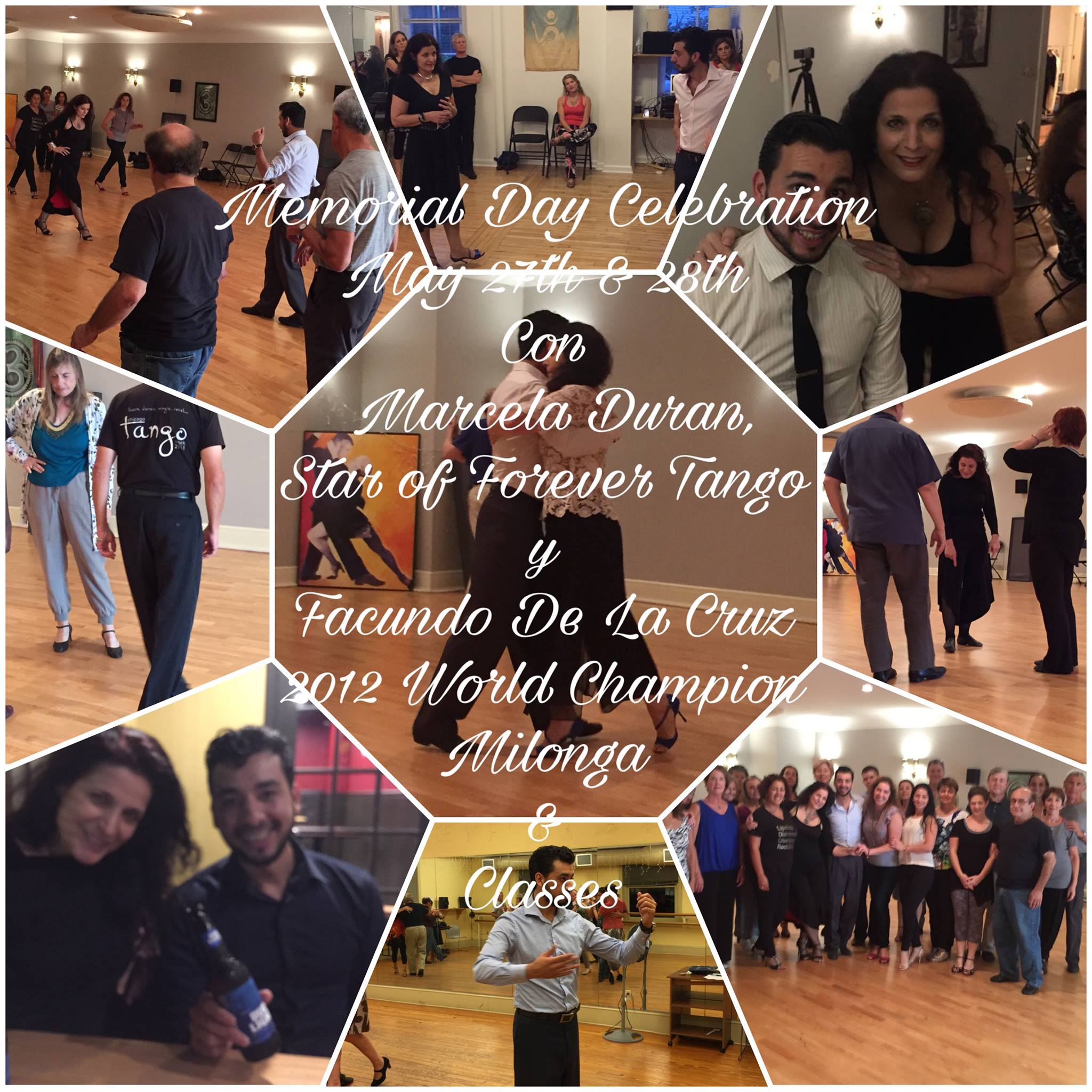 Marcela y Facundo Teaching Vals & Milonga On A Sunday Afternoon!