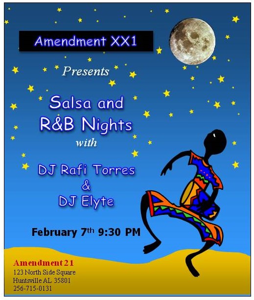 Salsa and R&B in Amendment XX1