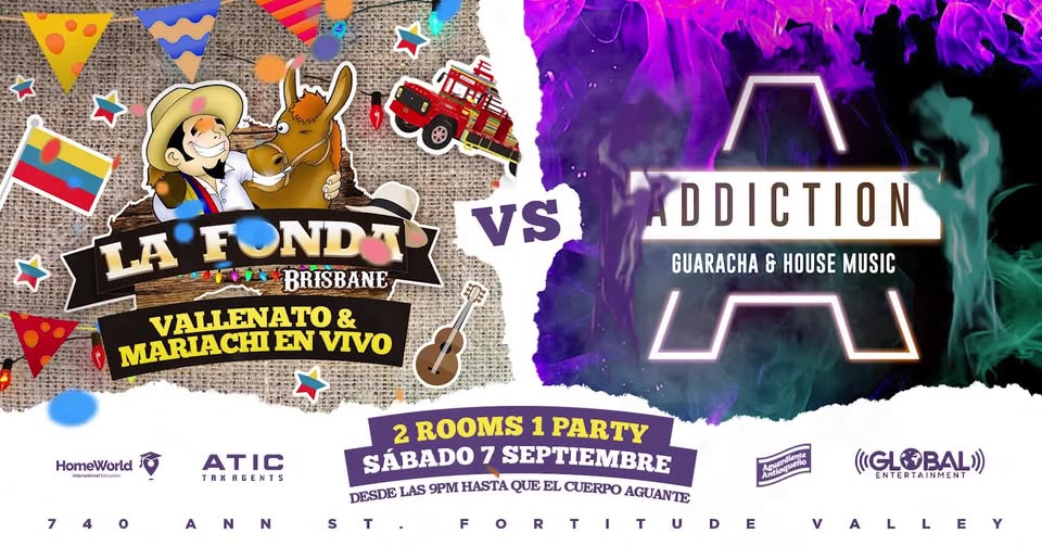 β La Fonda vs Addiction β @πππ β Saturday Sept 7th - 9pm β