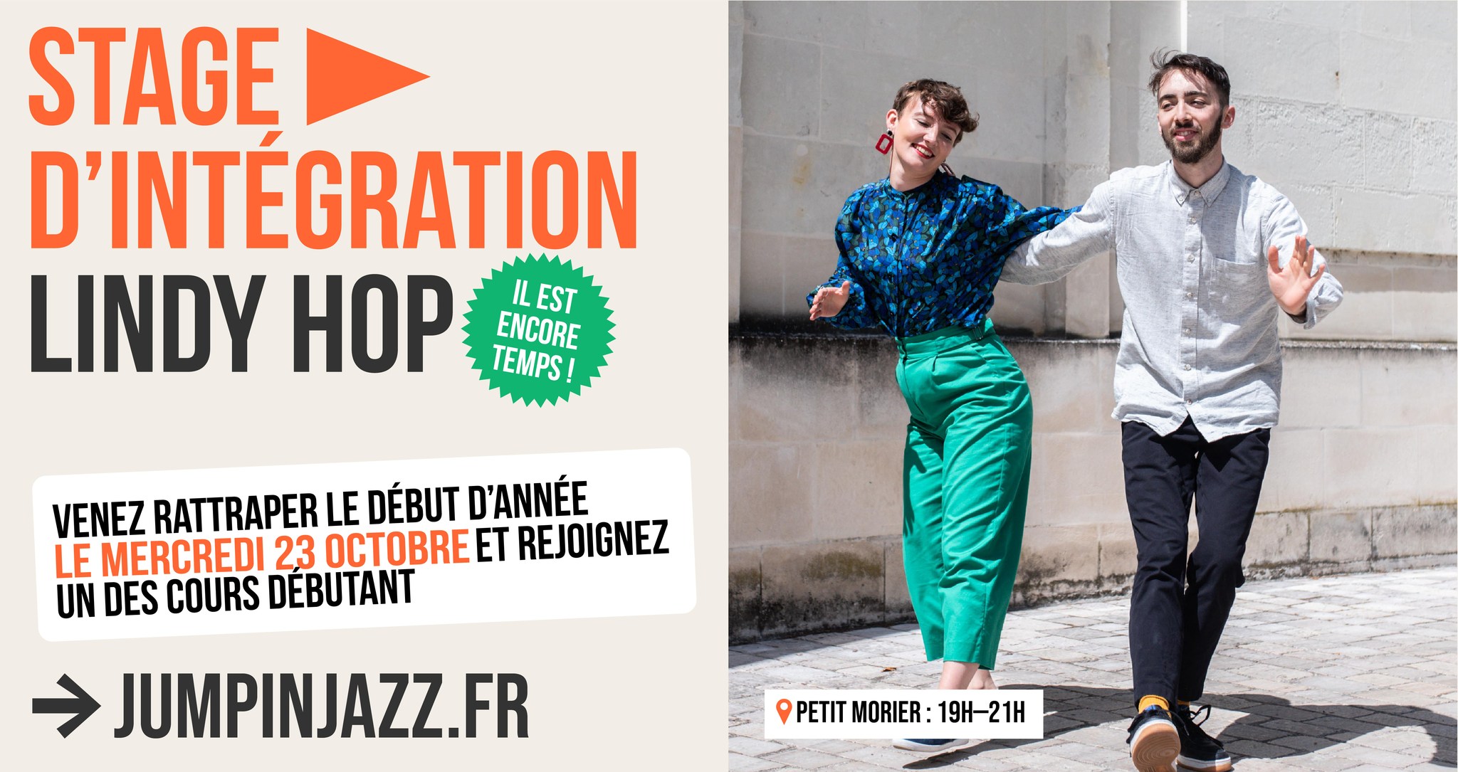 ⭐️ Stage découverte Lindy Hop (danse à deux) ⭐️