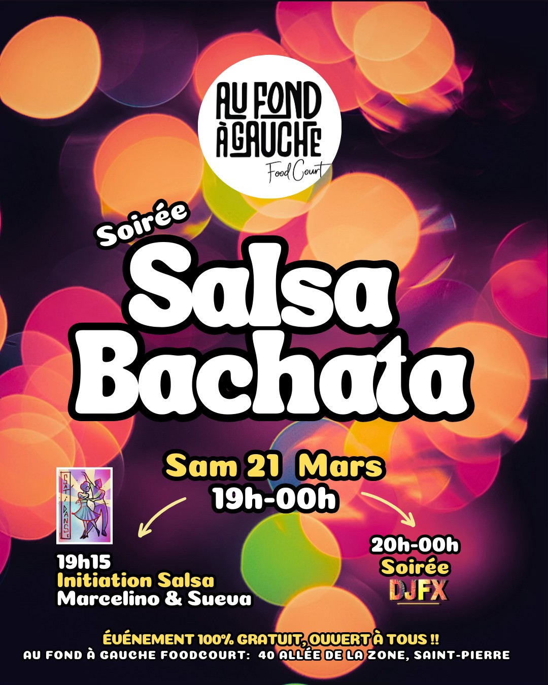 ✨Soirée SALSA BACHATA "Au Fond à Gauche 💃🕺✨