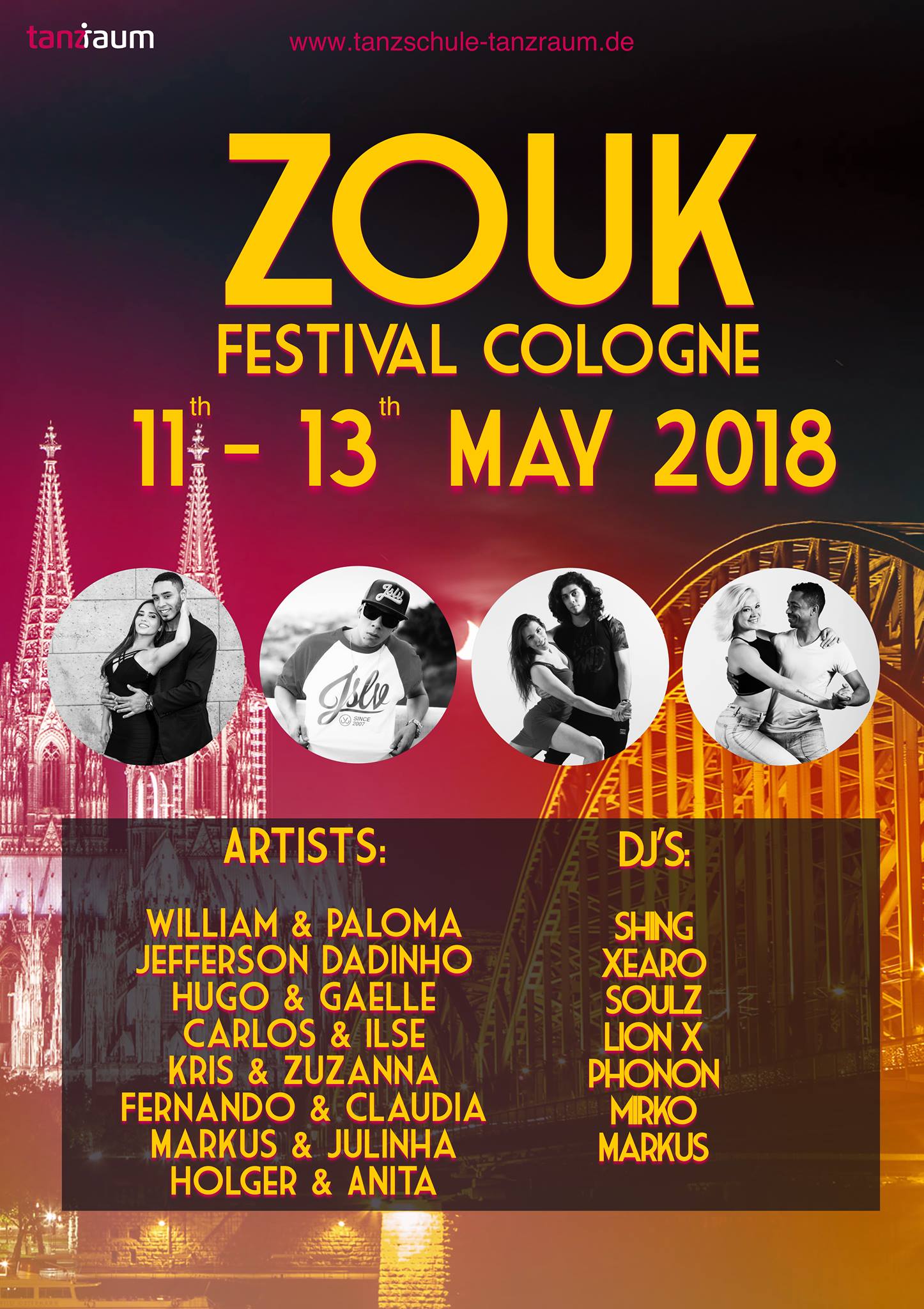 Cologne Zouk Festival 11. - 13. May 2018
