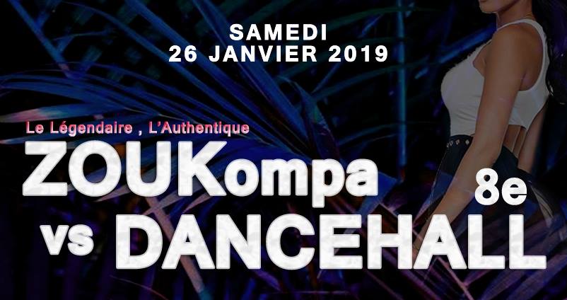 ZOUKompa vs Dancehall 8e Wyte Lounge