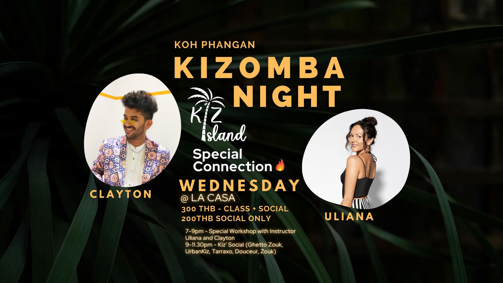 Kizomba Dance 🌴 Workshop & Social