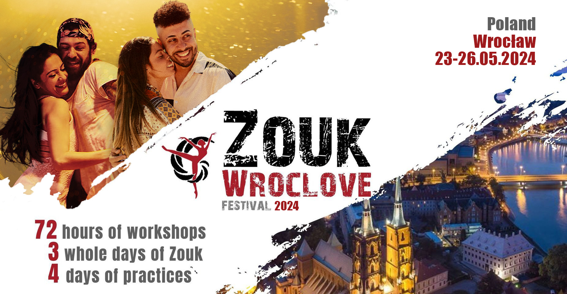 Zouk WrocLOVE Festival 23-26.05.2024 Wroclaw, Poland