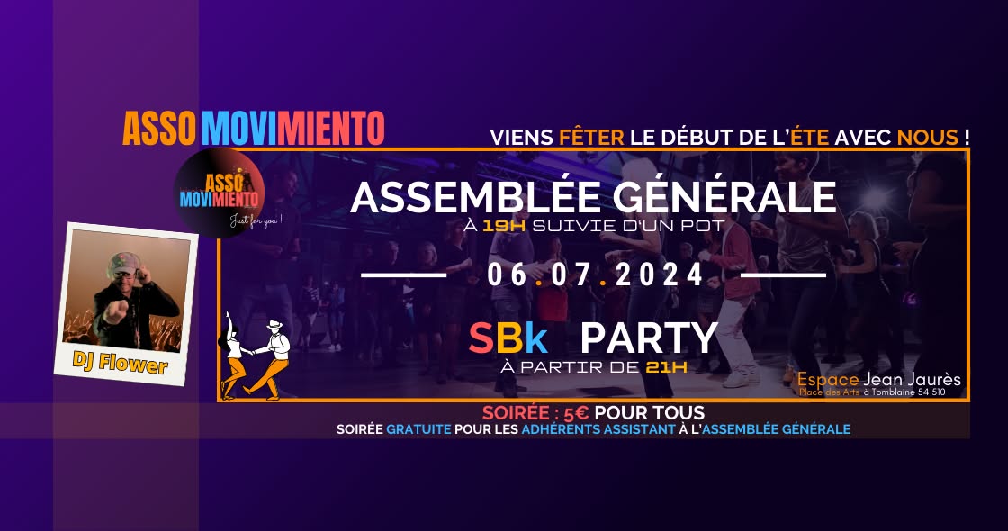 AssoMovimiento - AG + SBk Party