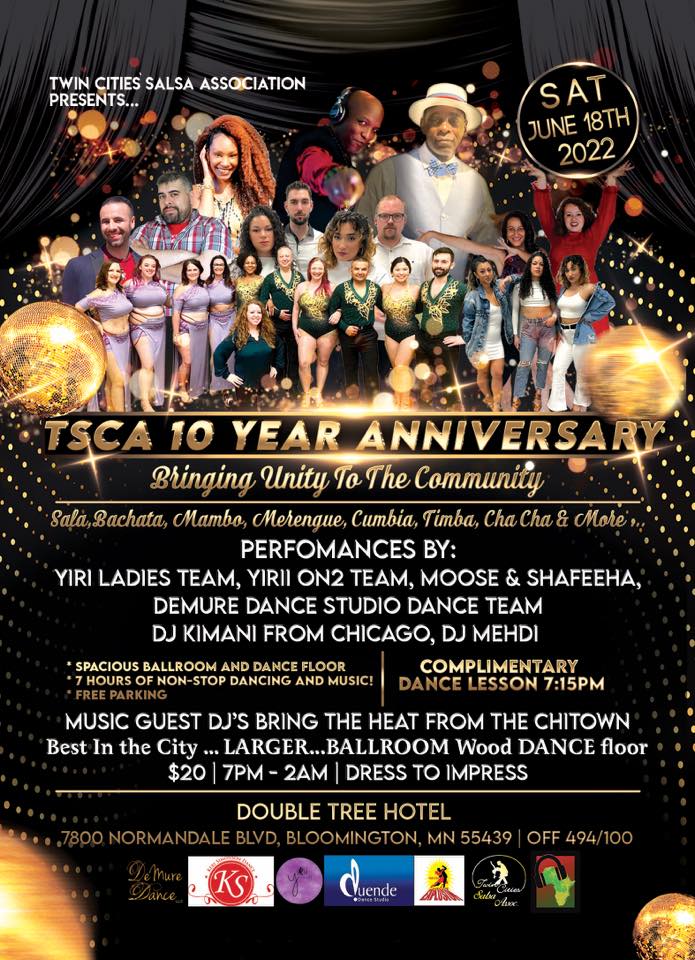 TCSA TEN Year’s Anniversary Salsa Explosion Bring Unity To The Community