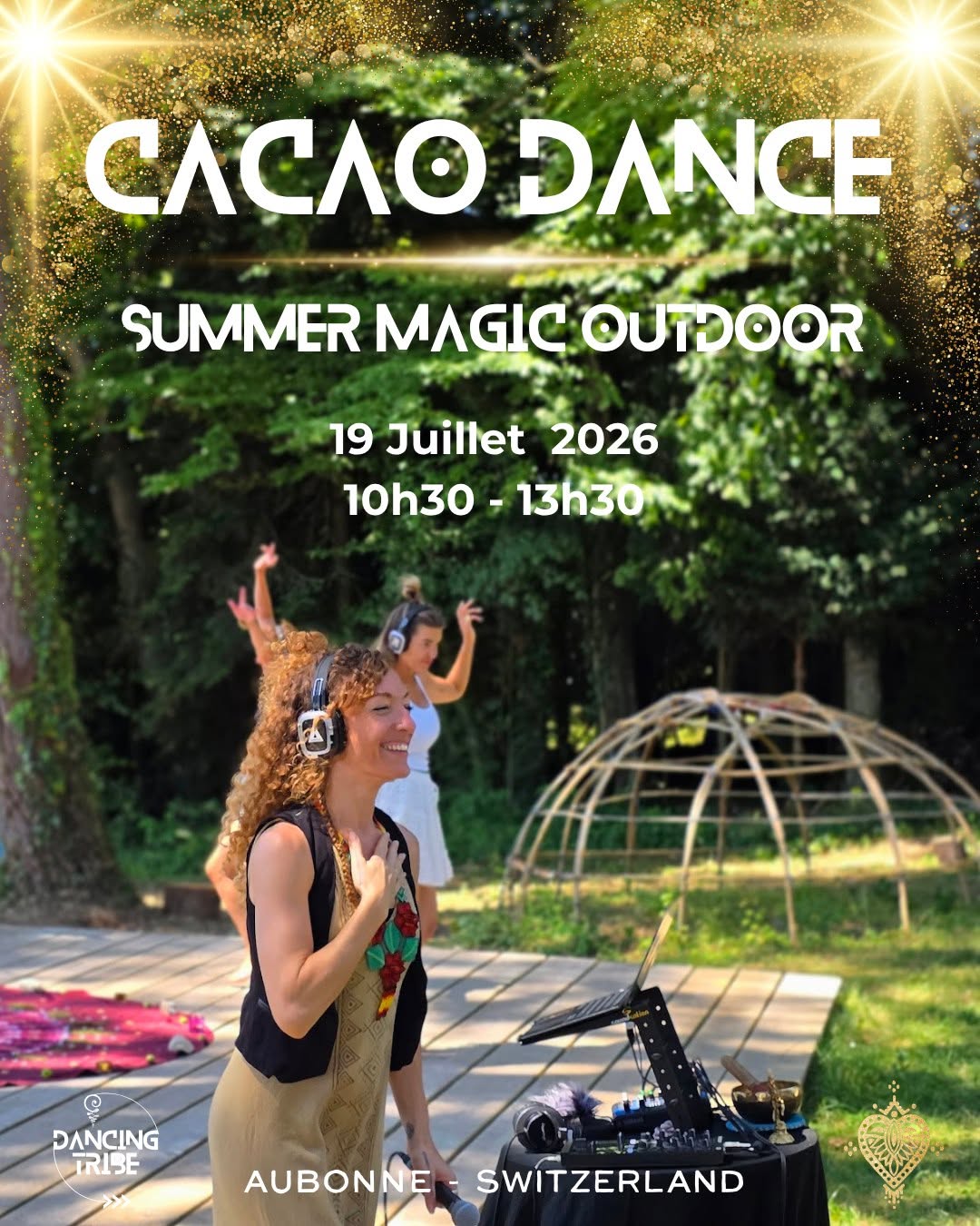 🌳 Magic OUTDOOR - Ecstatic Dance & Improvisation I Rituel cacao avec Talia