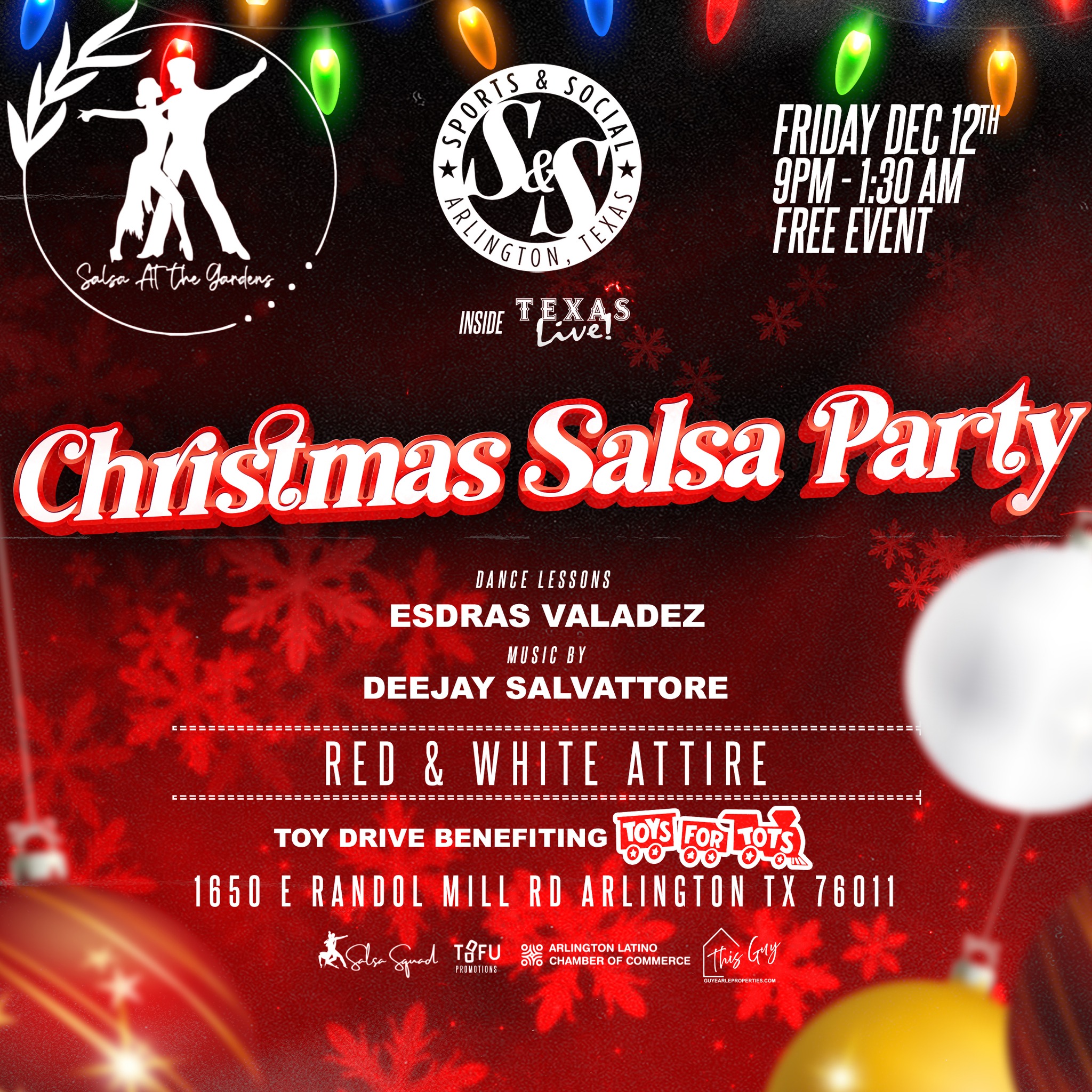CHRISTMAS SALSA PARTY at Texas Live