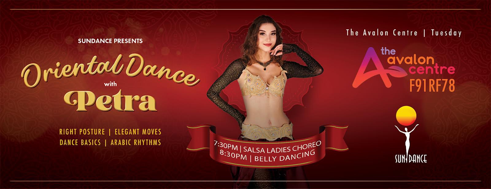 Oriental belly dancing classes Tuesdays