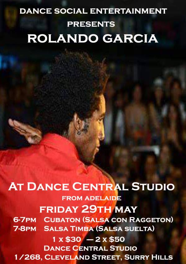 Rolando Garcia at Dance Central Studio