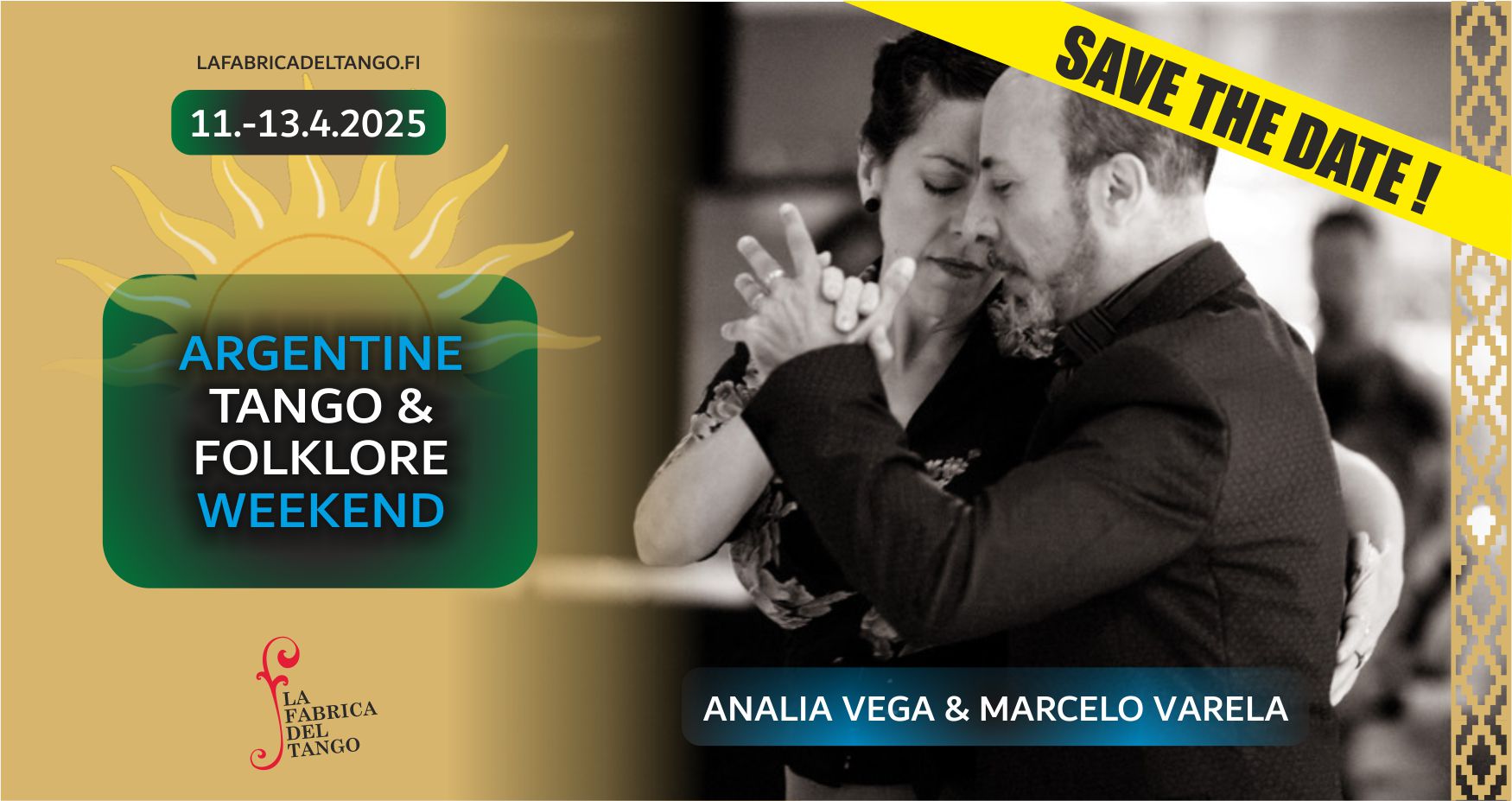 ARGENTINE TANGO & FOLKLORE WEEKEND - Analía Vega y Marcelo Varela
