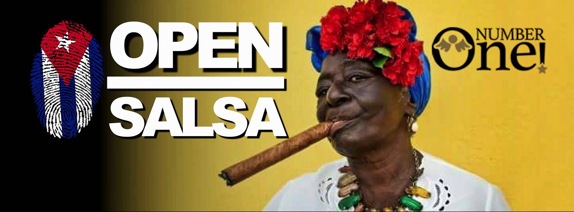 OPEN SALSA DOMINGOS EN NUMBER ONE 18:00H